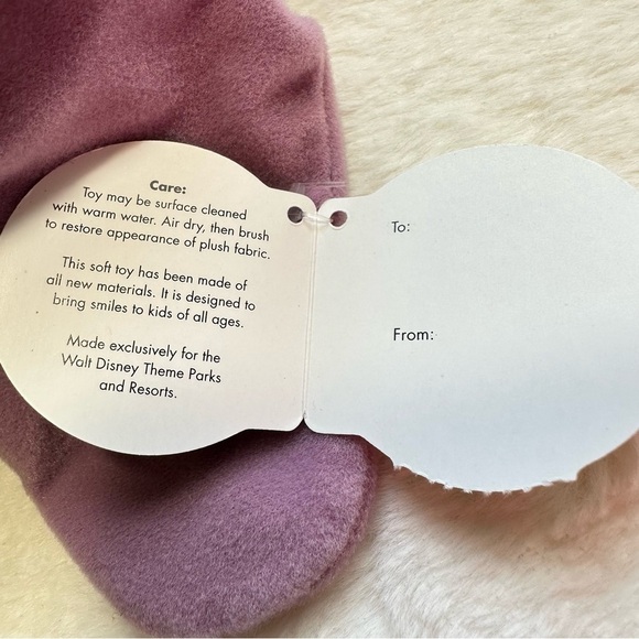 🔵 Disney Plush Dopey Dwarf Holding “Free Kiss’s” Sign - Picture 8 of 10